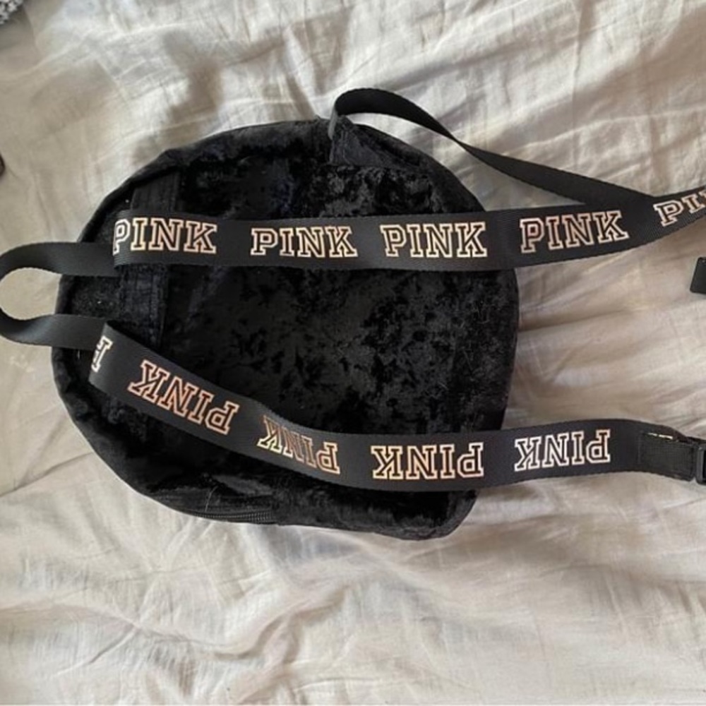 VS Pink Velvet Backpack